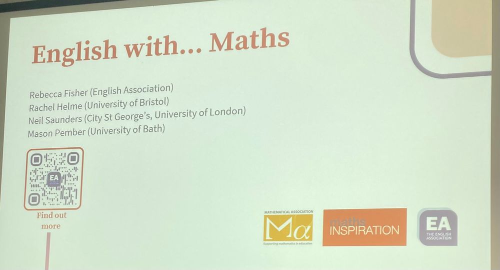 English and maths connecting slide - go to website to find out more