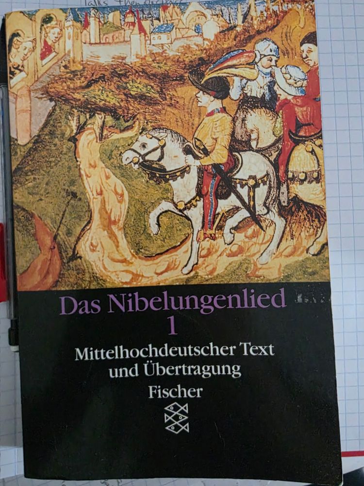 Book picture. Das Nibelungenlied by Anonymous 