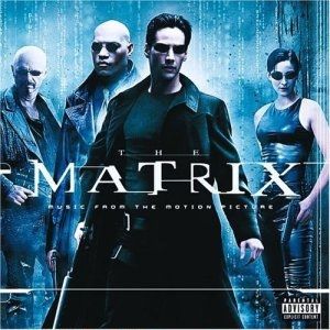 Cover of the movie, The Matrix, soundtrack album.