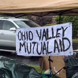 Banner reading, "Ohio Valley Mutual Aid"