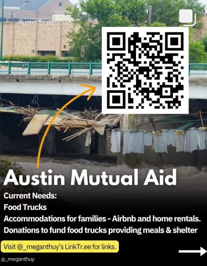 Flyer for Austin Mutual Aid