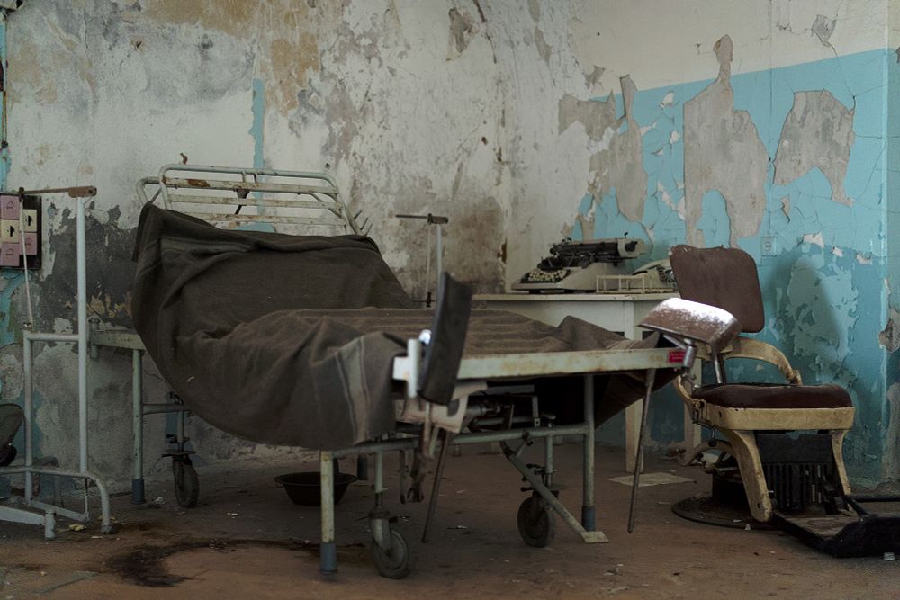 Abandoned Patarei prison in Tallinn Estonia.