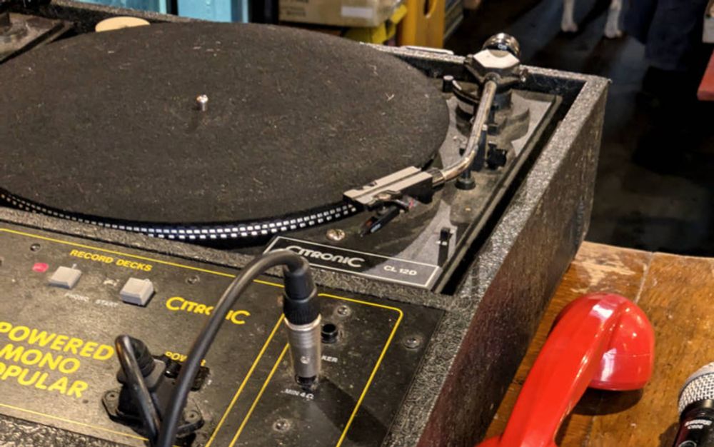 You can't go wrong with old records in a pub