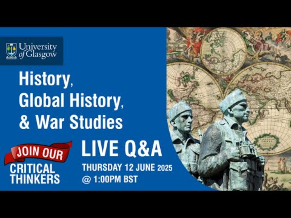 History, Global History & War Studies Postgraduate Programmes Live Q&A
