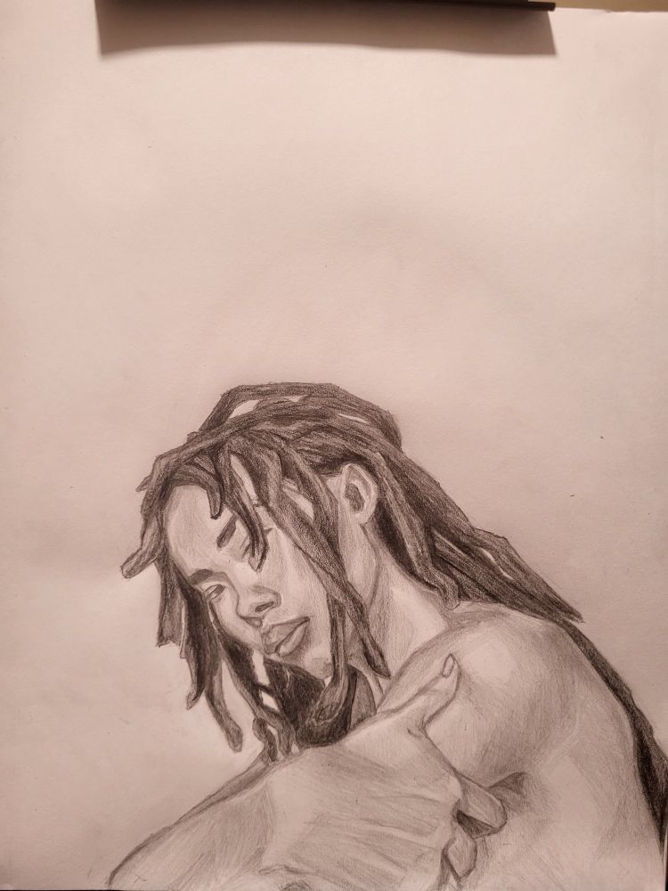 Art; Portrait Study of Black Woman 