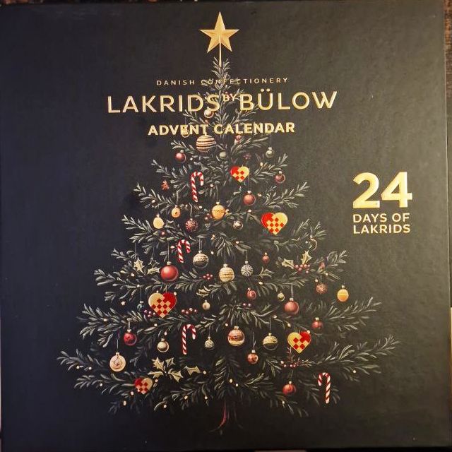 Picture of an advent calendar by Lakrids Bülow.