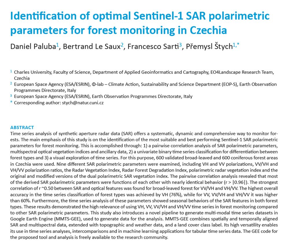 The first page of the published paper