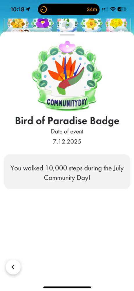 Bird of Paradise Badge