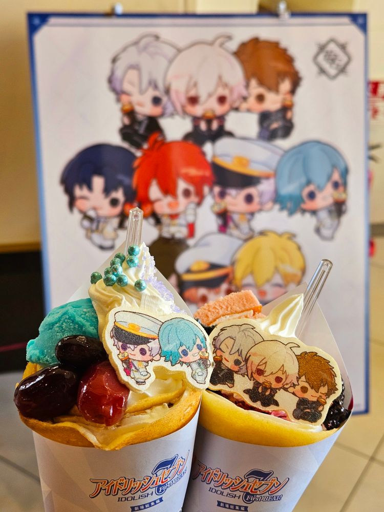 アイナナとモミトイコラボクレープ