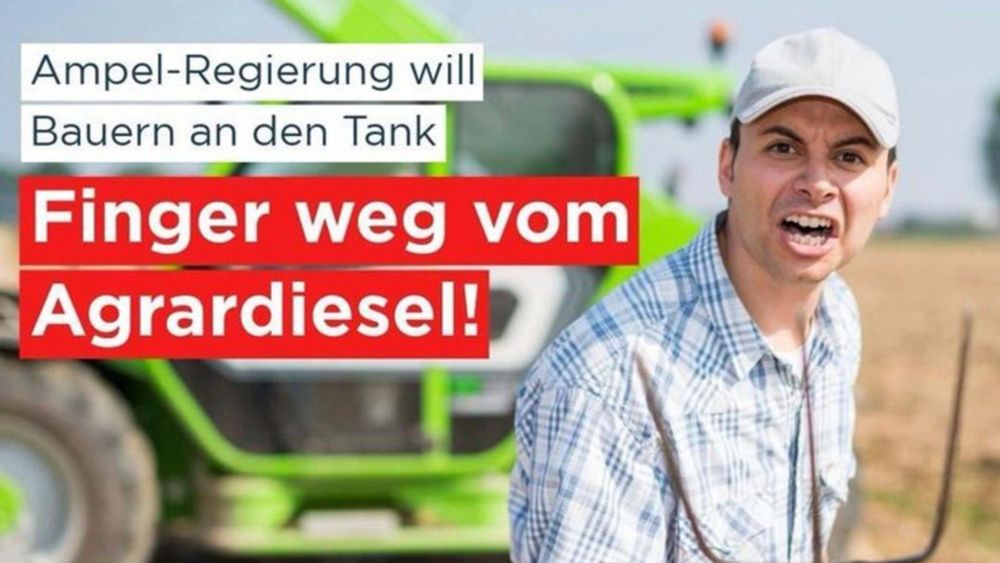 Sachsen-CDU in der Kritik: Inszeniertes Foto zum Bauernprotest – Mit Mistgabel gegen die Ampel?