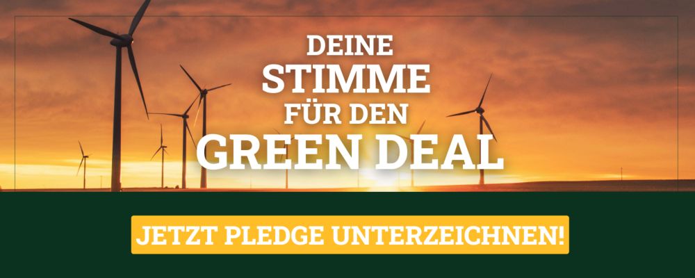 Ich gebe meine Stimme für den Green Deal!