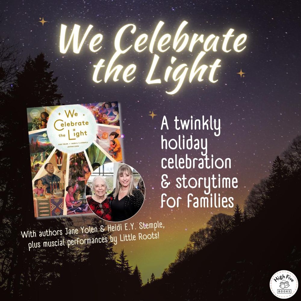 Join the community interfaith holiday celebration, "We Celebrate the Light," on December 14, 2025, from 4:30-5:30 PM at BOMBYX Center, Florence. Featuring authors Jane Yolen and Heidi E.Y. Stemple, with a performance by Little Roots. Pay-what-you-... 