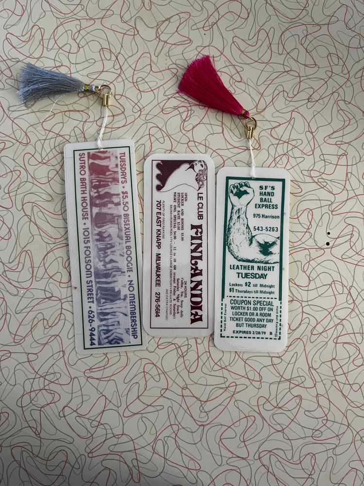 Bathhouse Bookmarks