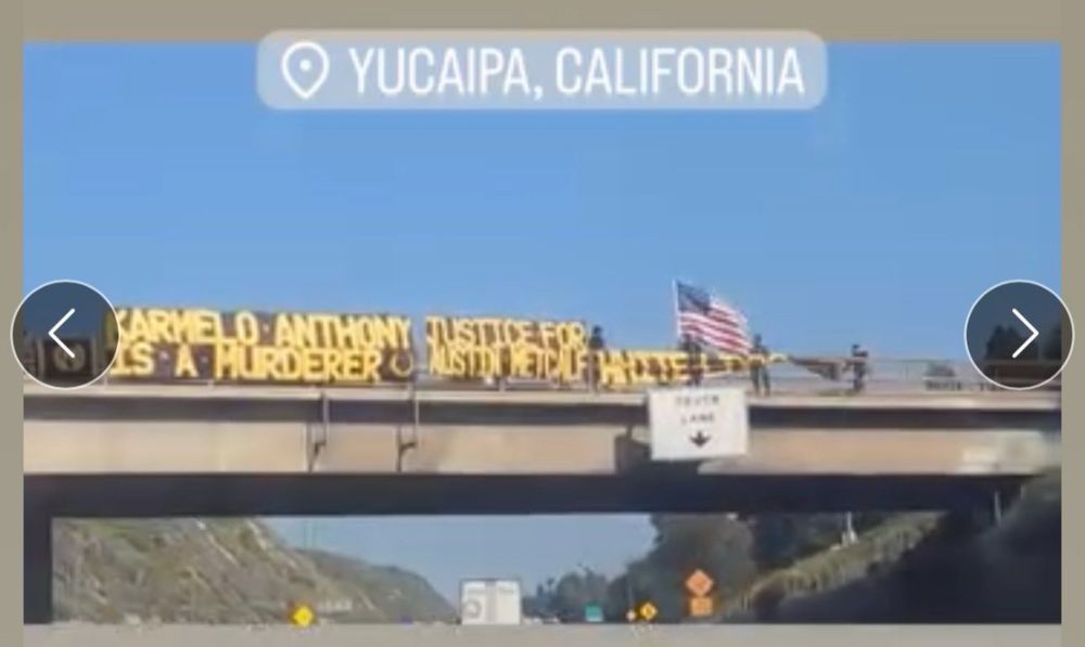 This bridge is commonly used by Riverside County Proud Boys, including known individual Louis Flores. 
This is a the same message being used on neo-Nazi, white supremacist, and active club social media channels and digital chats.