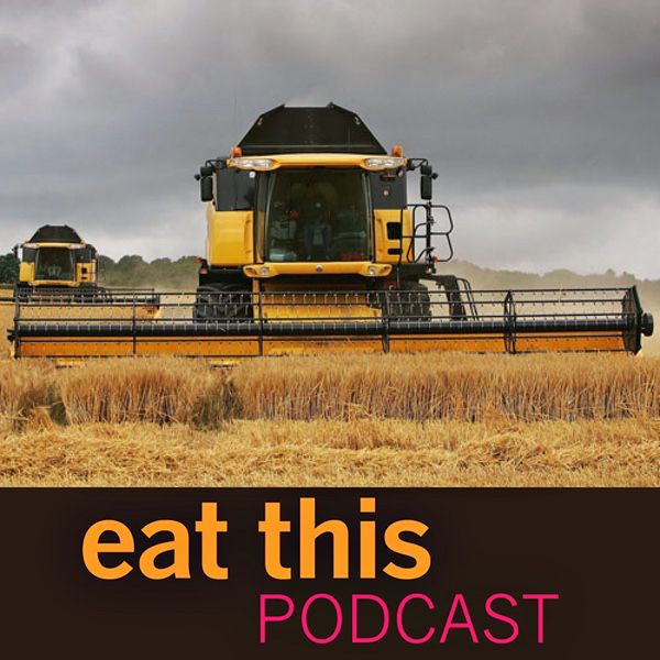 Cover artwork, a large and somewhat menacing combine harvester cutting a field of wheat looms over the viewer.