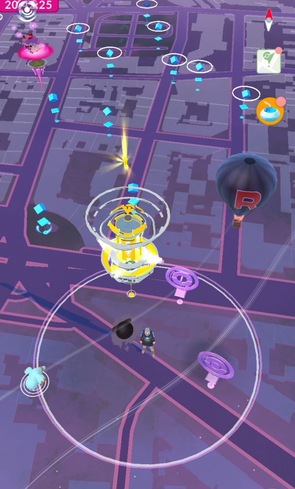 Capture du jeu Pokémon Go