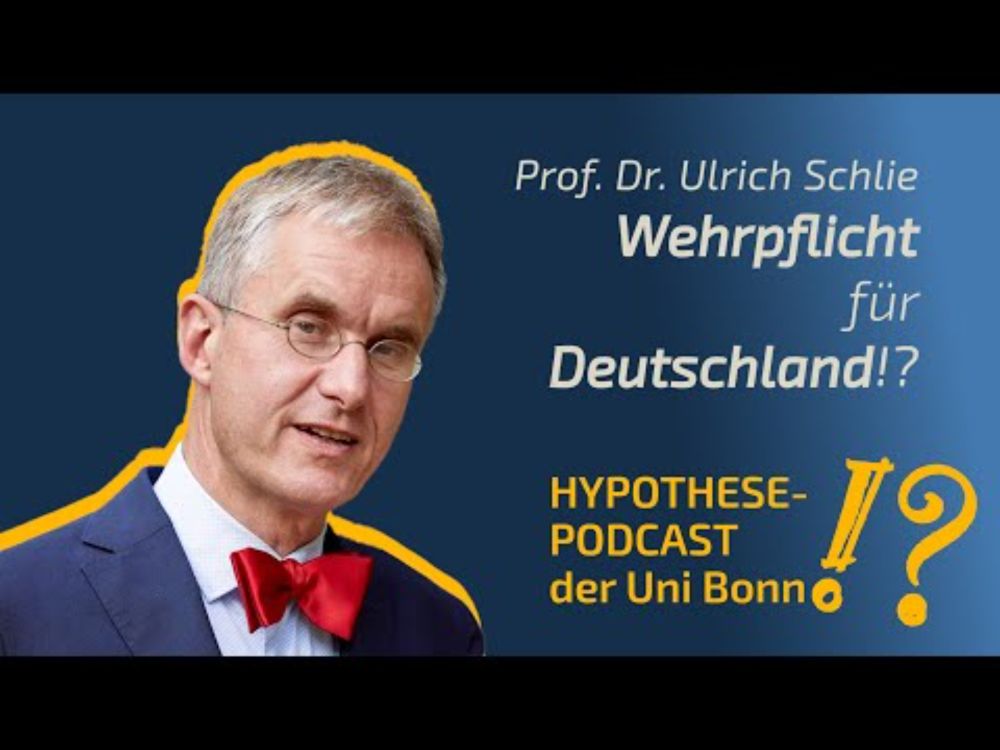 Prof. Dr. Ulrich Schlie, braucht Deutschland eine allgemeine Wehrpflicht?