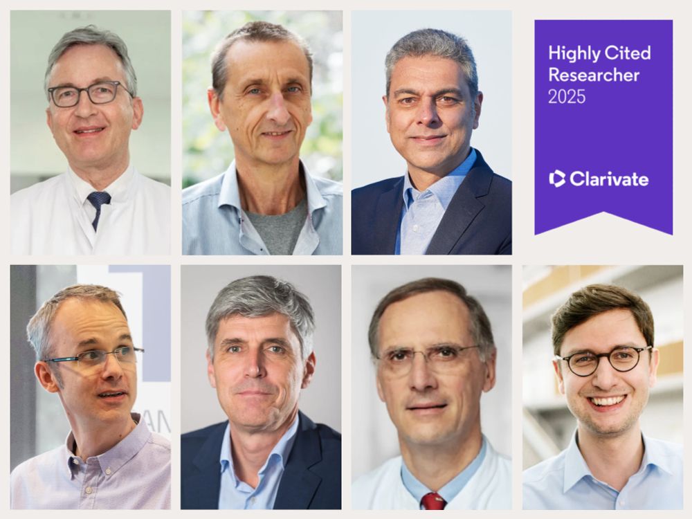 Collage of the seven new Bonn researches featured in the Highly Cited Researchers list 2025.