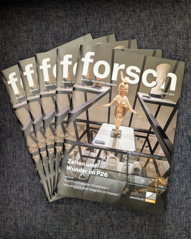 The cover of the current issue of the forsch magazine
