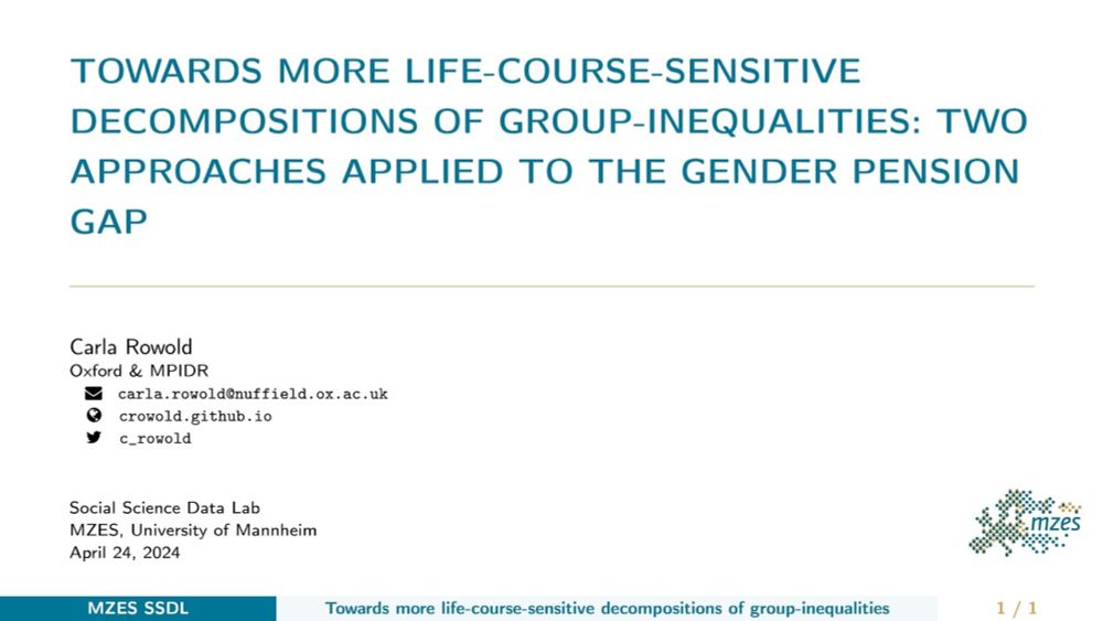 Towards more life-course-sensitive decompositions of group-inequalities