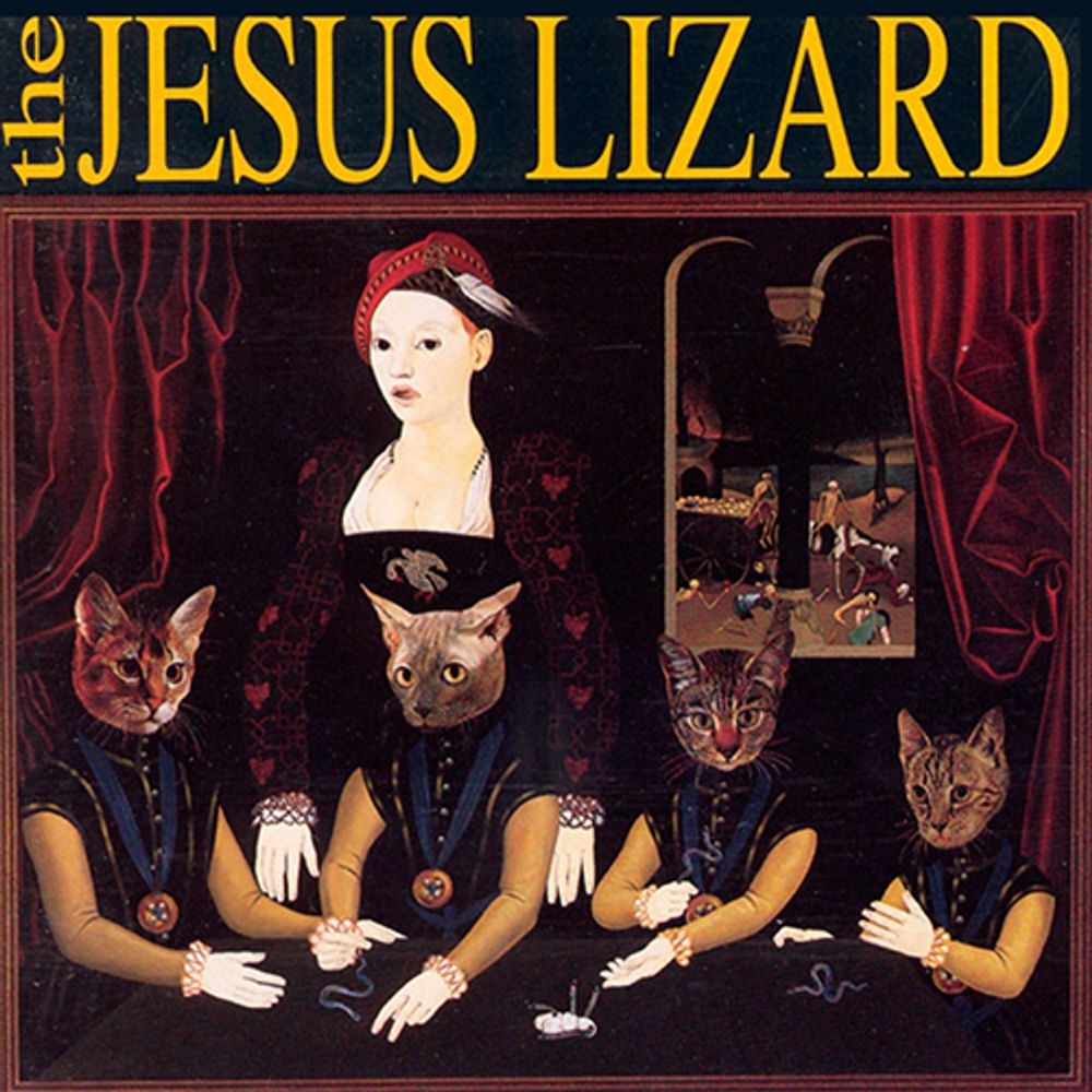 The front cover of Jesus Lizard's awesome Liar LP.