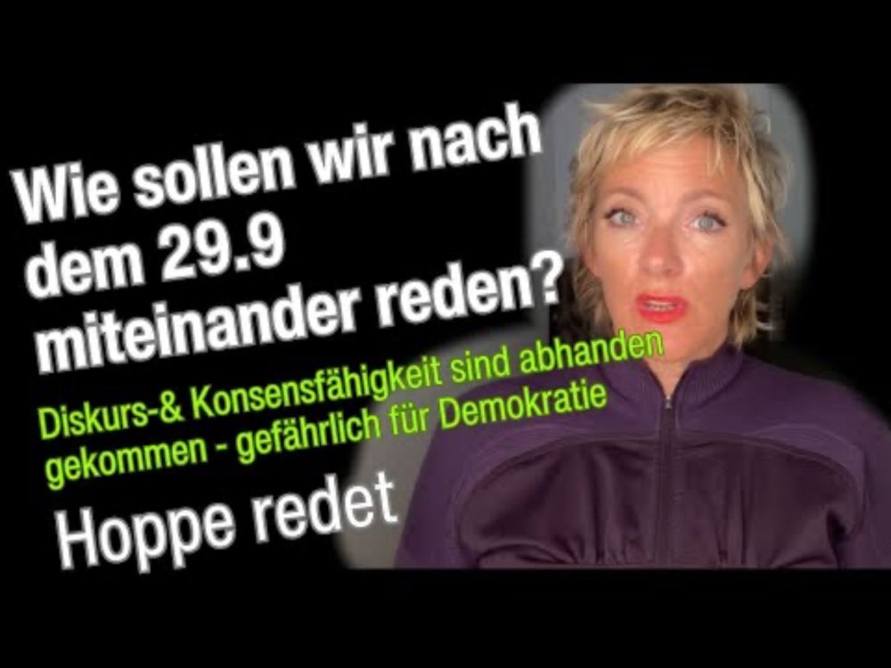 Nach dem 29.9: Demokratie ist geschwächt durch Konsens- und Diskursunfähigkeit