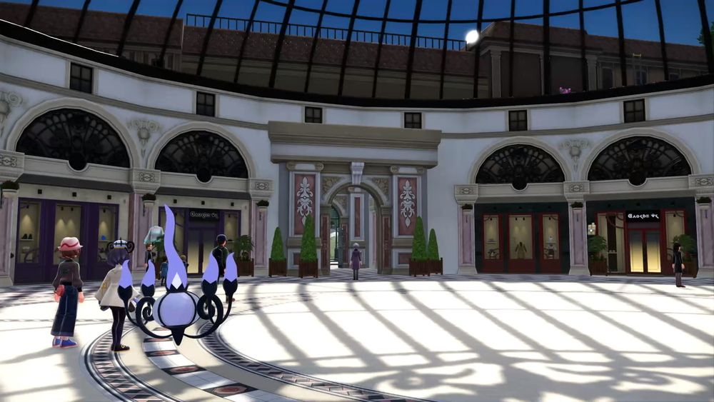 Harmony, Gwynn, and Chandelure watched as the man walked away. Gengar had moved toward their next adventure.