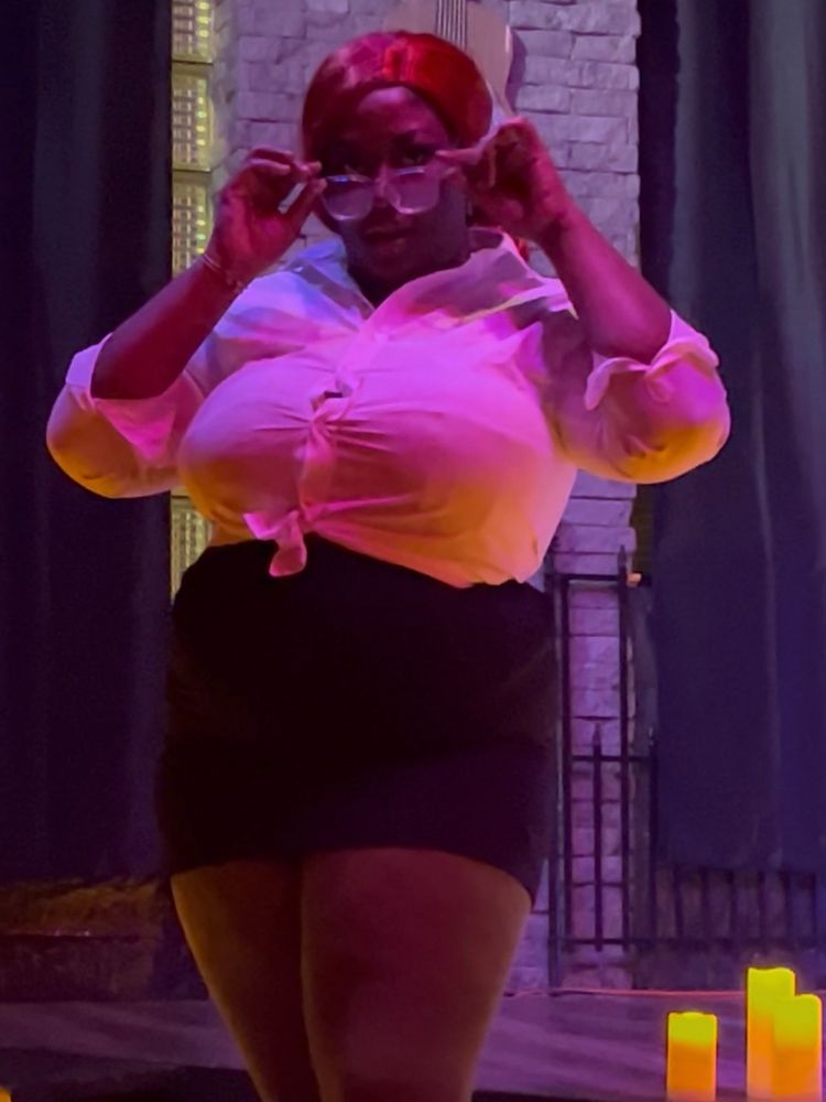 Jezebel looking at you hungrily over the rim of her glasses