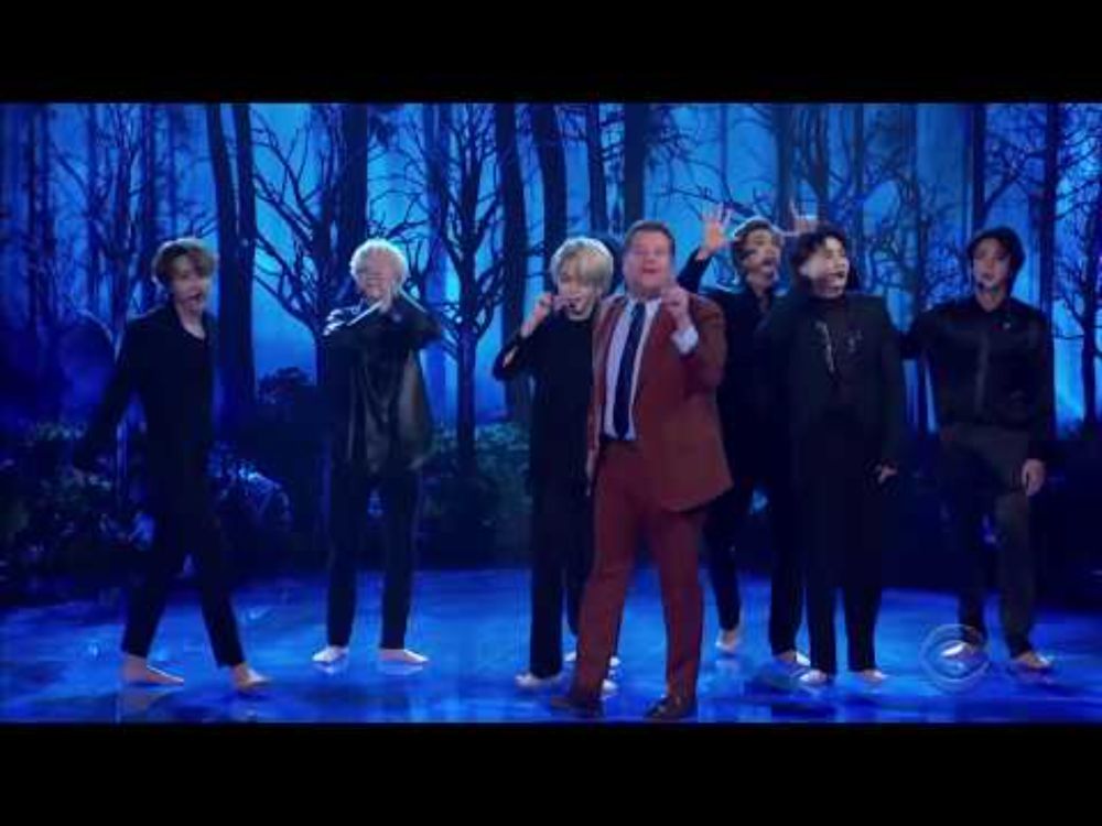 BTS  'Black Swan' Live Performance on The Late Late Show with James Corden