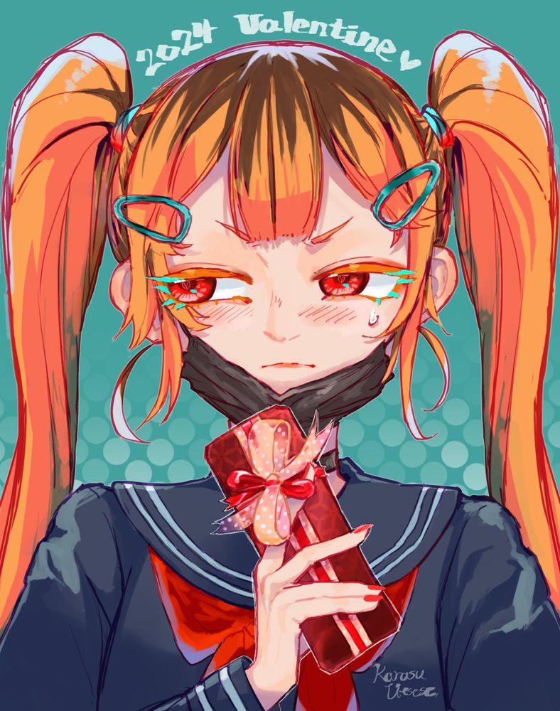 地毛が出てきたプリンのような髪をツインテールにした彼女は、顔を赤くしながら黙ってチョコを押し付けてきた。自分で結んだのだろうリボンが不格好で愛らしい。一度も目を合わせぬまま、彼女はそそくさとその場を立ち去ってしまった。