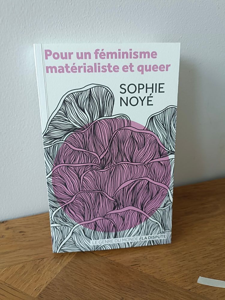 Photo de couverture du livre de Sophie Noyé "Pour un féminisme matérialiste et queer" paru à La Dispute 