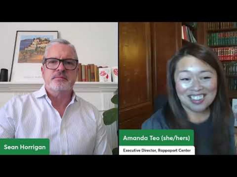 Amanda Teo Shares Her Vision for the Rappaport Center for Law and Public Policy at Boston College.