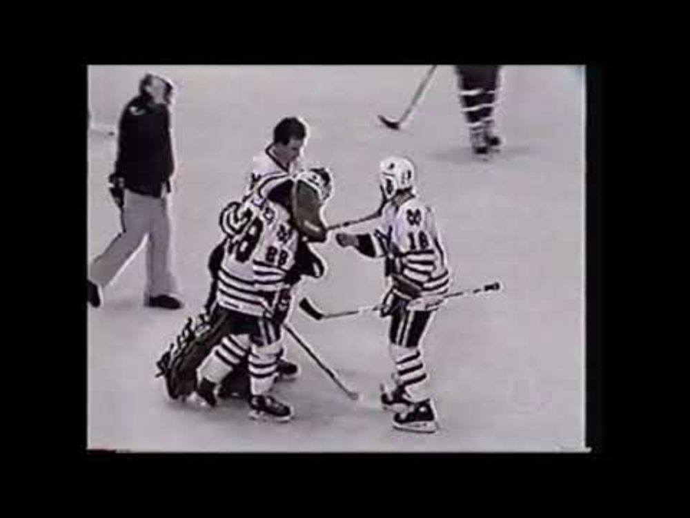 Chicago Blackhawks Toronto Maple Leafs Apr. 10, 1986 Game 2 Highlights
