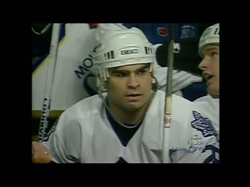 Blues - Maple Leafs hits, roughs, and goals 4/25/96