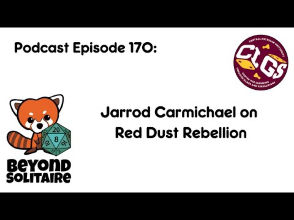 Beyond Solitaire Podcast 170: Jarrod Carmichael on Red Dust Rebellion