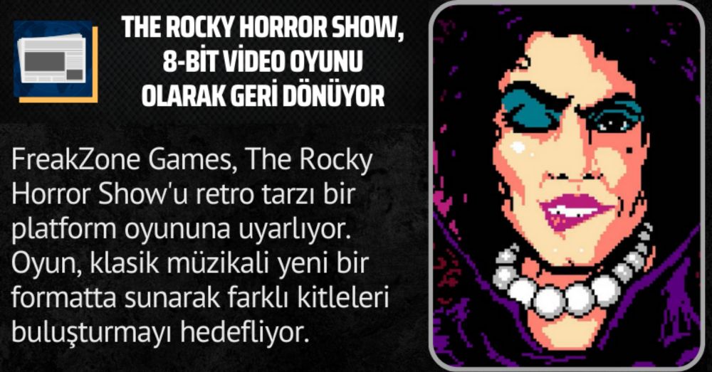 The Rocky Horror Show, 8-bit video oyunu olarak geri dönüyor