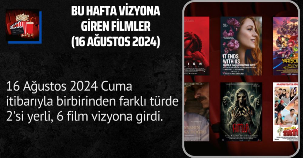 Bu Hafta Vizyona Giren Filmler (16 Ağustos 2024)