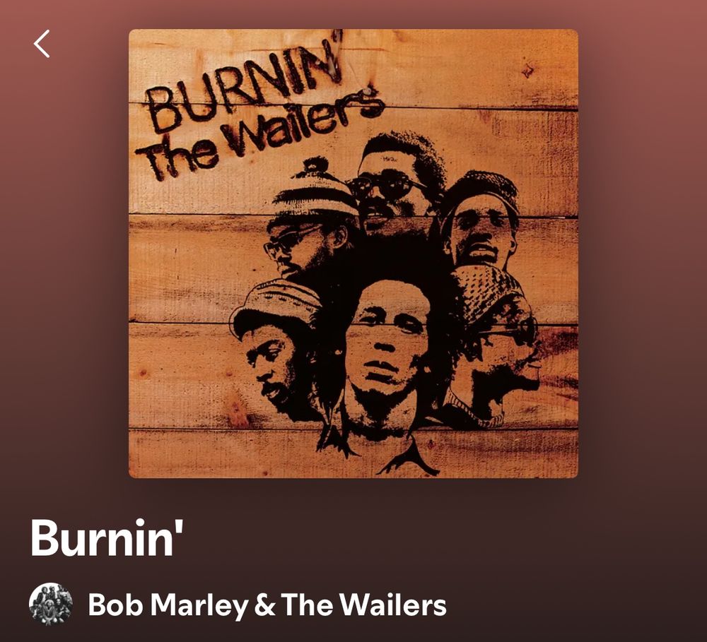 The cover of Burnin’ by The Wailers