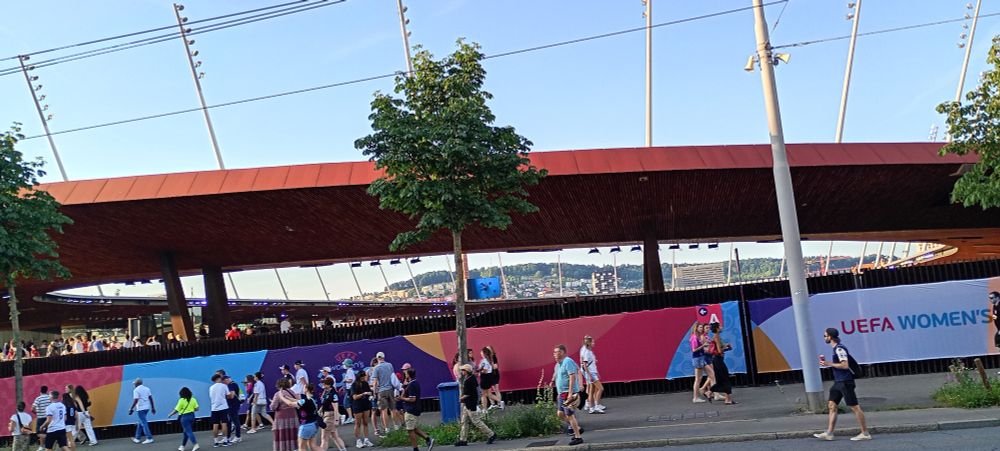 A sunken stadium in Zurich 