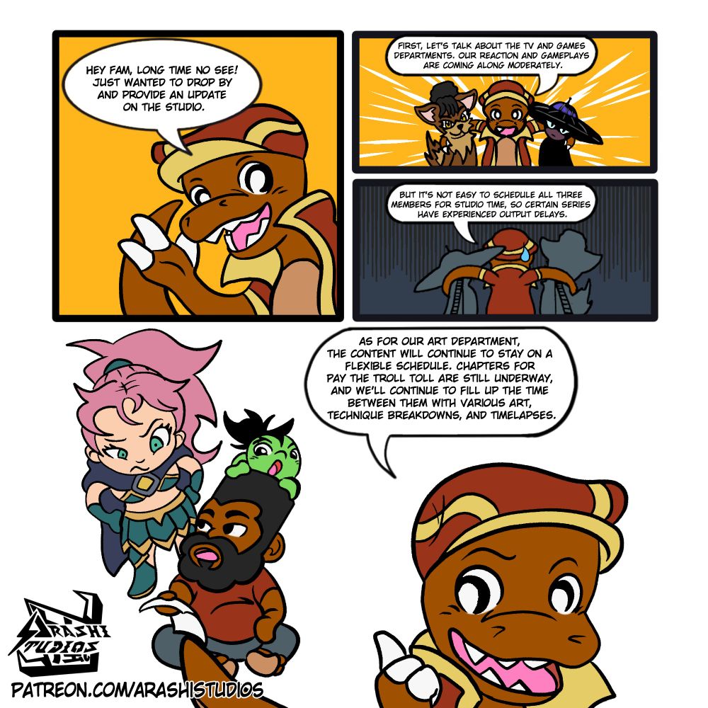 Studio Update Comic Page 1