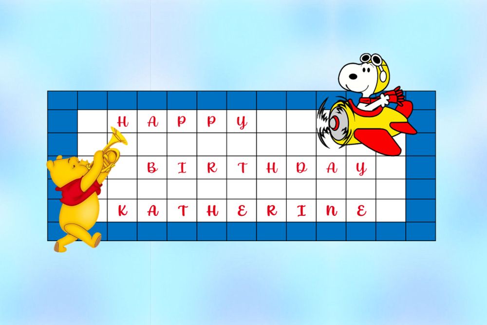 Happy Birthday Katherine