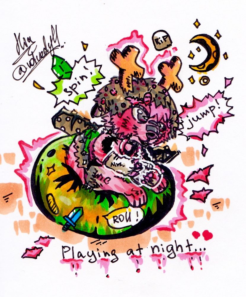 design character oc fullbody art digital digitalart illustration furry furryart yellow fanart gift view night relax
