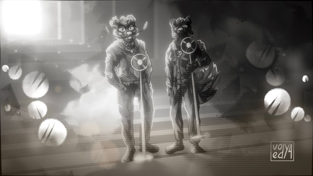 design character oc bear cloud field fullbody art digital digitalart illustration furry furryart wolf panda light affinity dragon dark old tv singers darkness aura