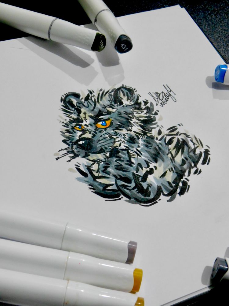 design character oc fullbody art digital digitalart illustration furry furryart yellow fanart gift view night #ñrelax tiger hoodie wolf traditional markers head fullbody