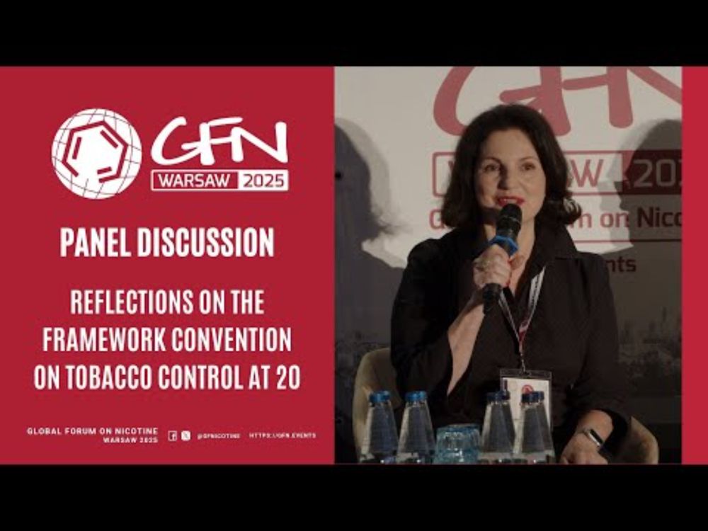 Reflections on the Framework Convention on Tobacco Control at 20 - Panel Discussion | #GFN25