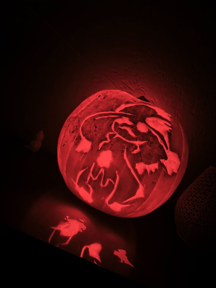 Mismagius pumpkin!!