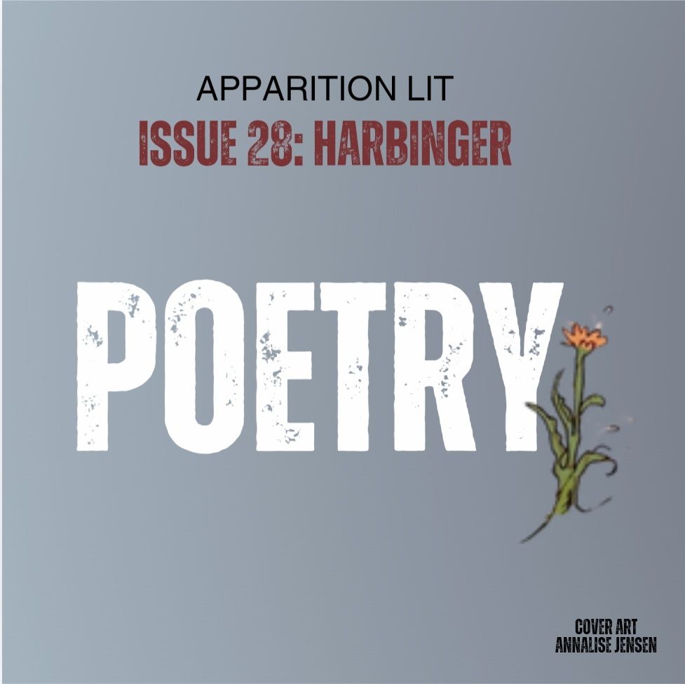 Grey-blue gradient background across all 8 images in thread, with yellow flower in background from Harbinger covert art by Annalise Jensen. Text in black, red, and white. Text from images is in body of posts.