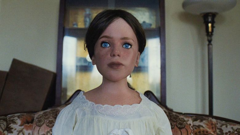 A creepy almost-life-sized doll from “Longlegs.”