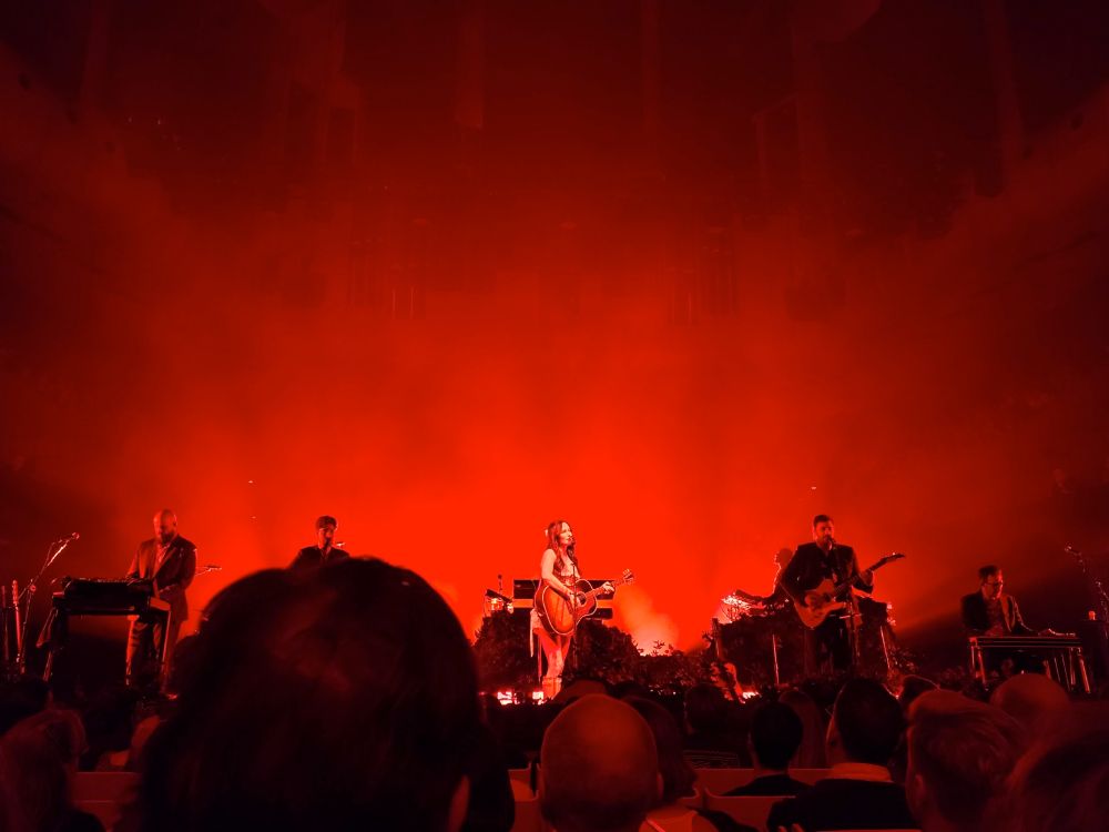 Kacey Musgraves on stage at the Sydney Opera House concert hall