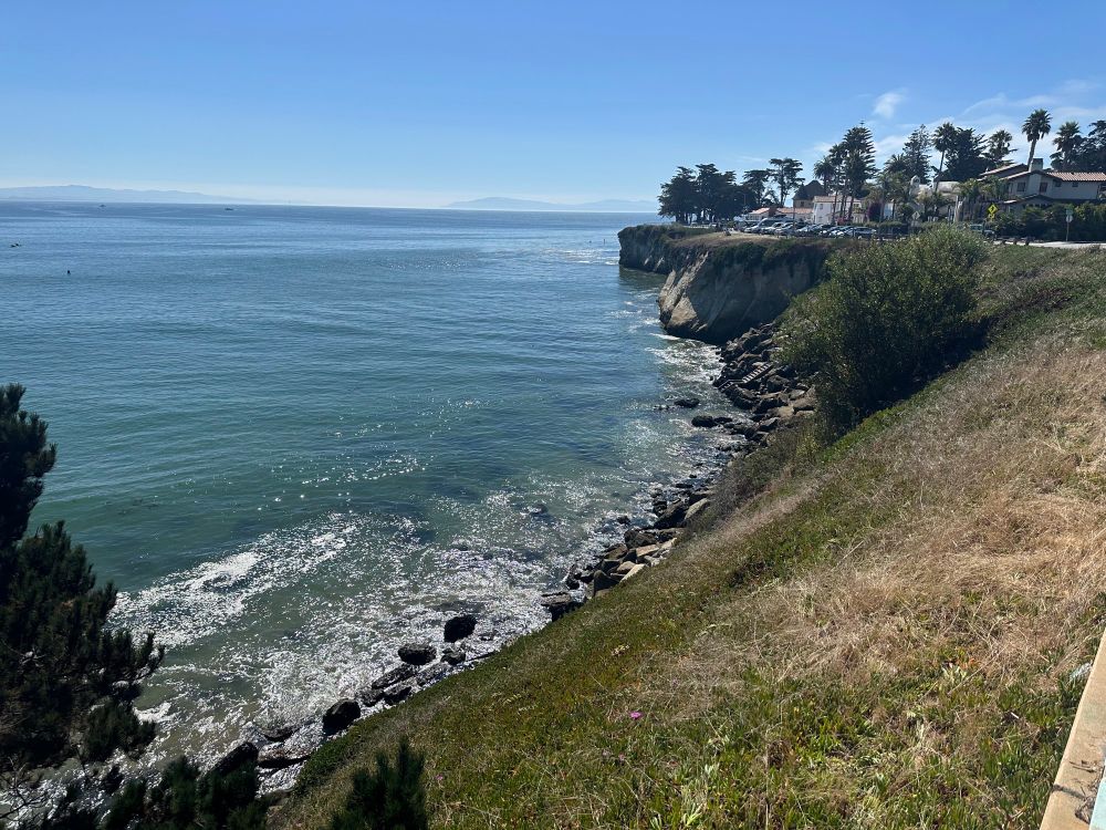 West Cliff overlooking the north most point of the Monterey bay 